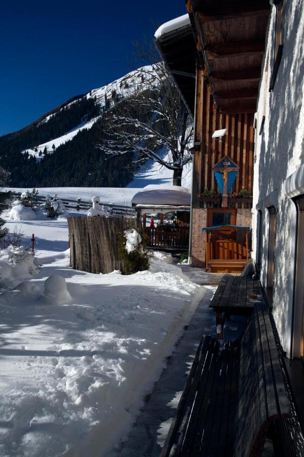 Familien Gruppenunterkunft 2 Ferienwohnungen als Ferienhaus zusammengefasst Häselgehr Exterior foto